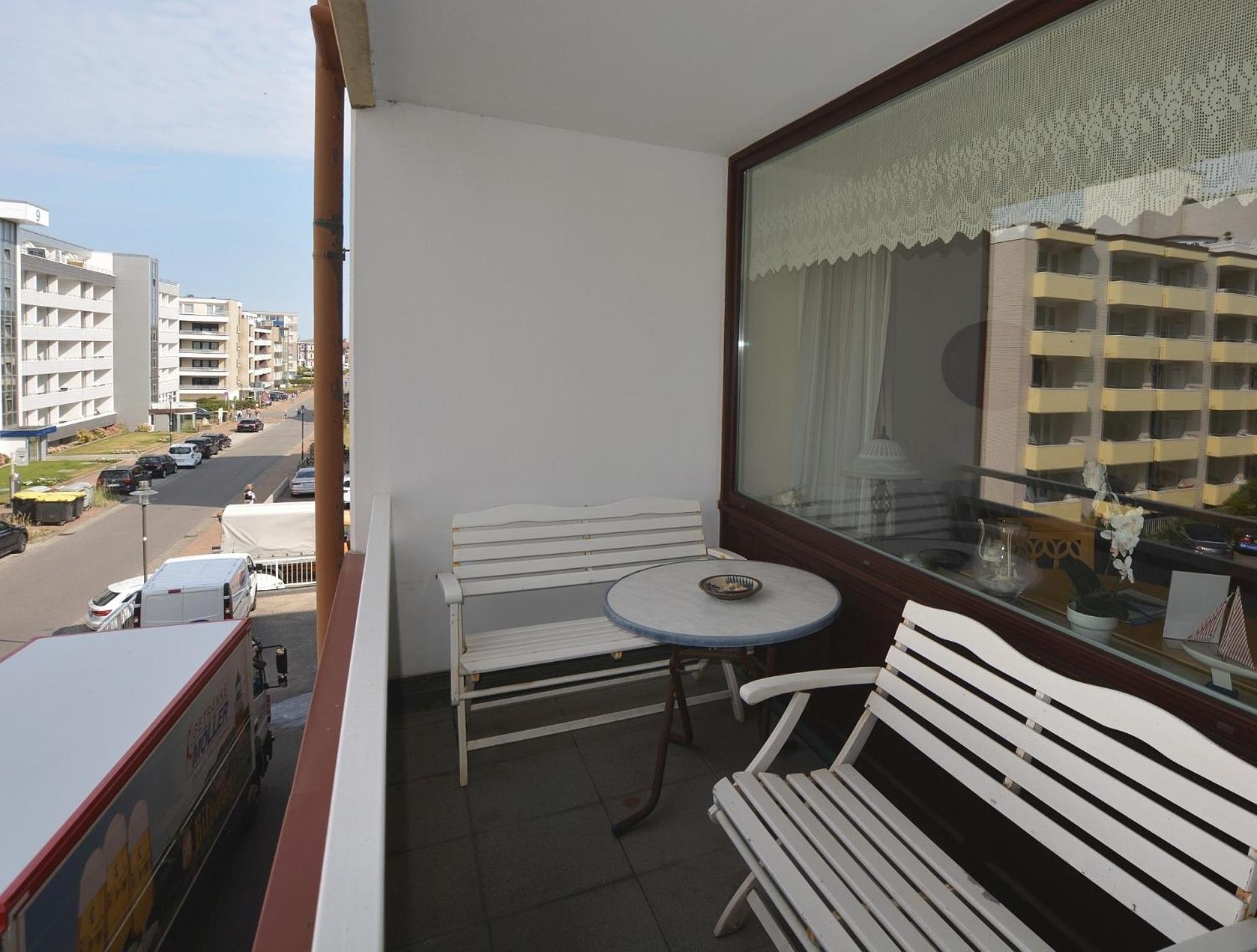 13-36, sehr Strandnah, im Herzen Westerlands, Westbalkon, 1 Zi Exterior foto