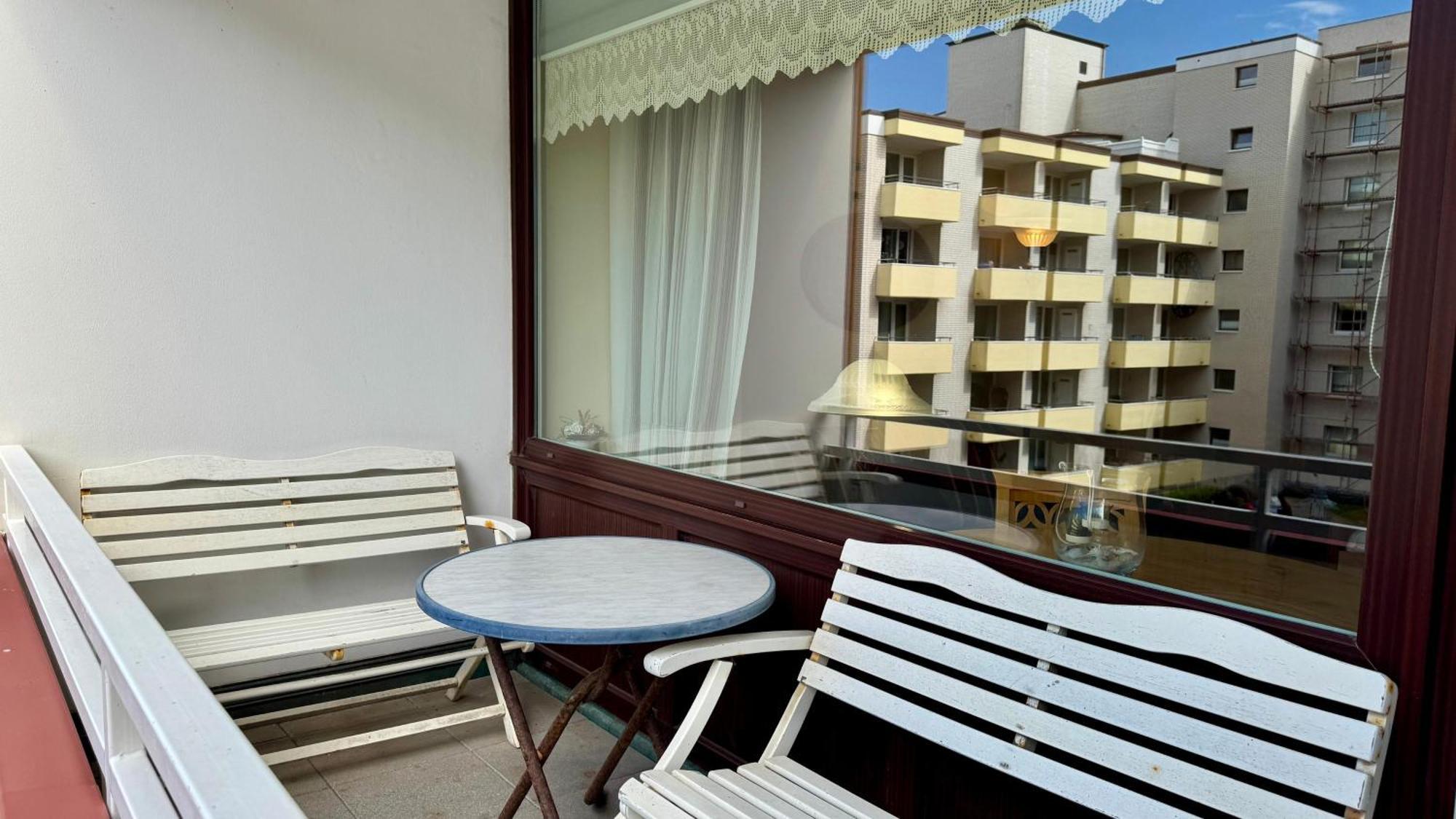 13-36, sehr Strandnah, im Herzen Westerlands, Westbalkon, 1 Zi Exterior foto